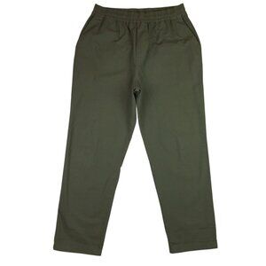 Form & Thread Mens 34 Organic Cotton Olive Elastic Waist Pants Portugal